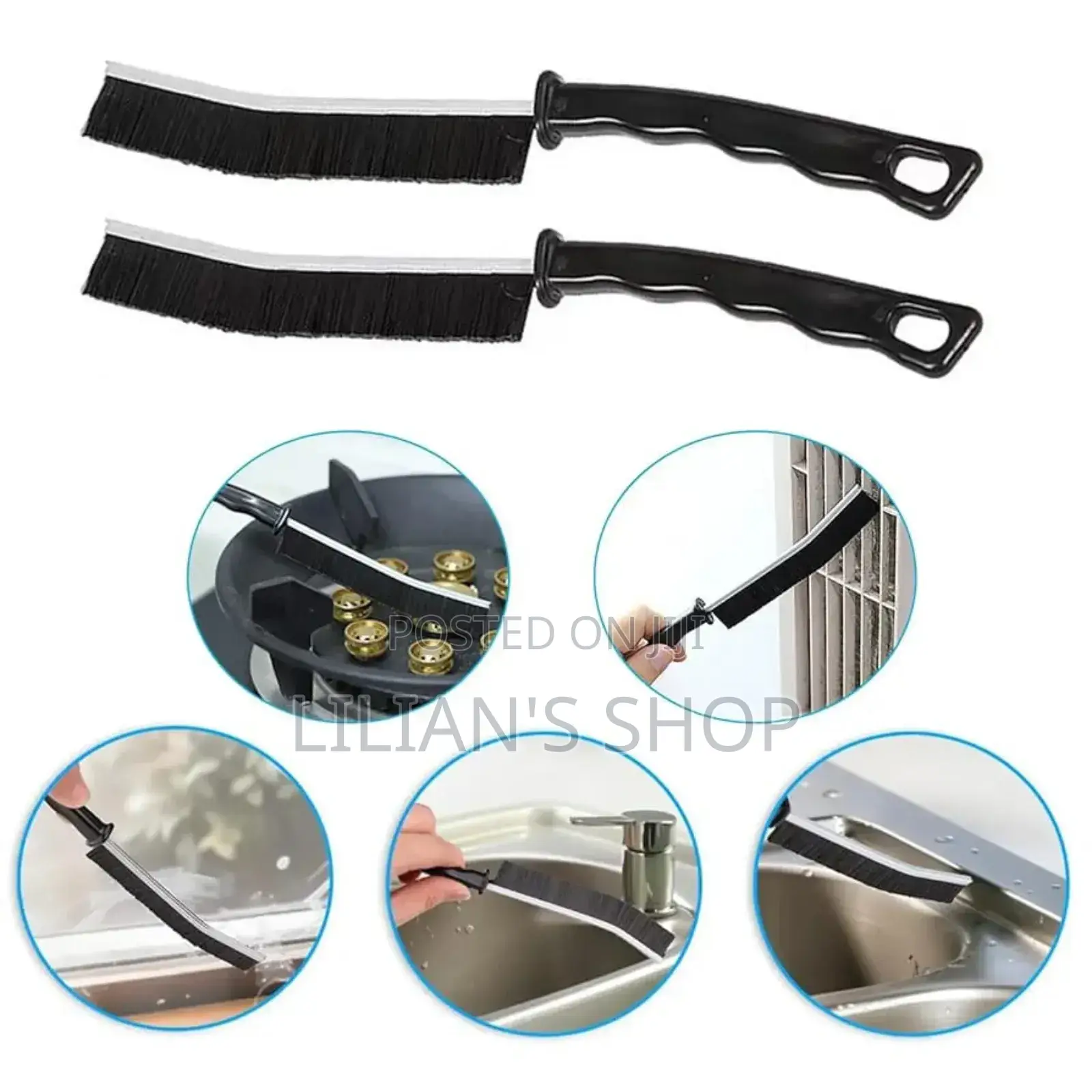 3pcs Small Corner Crevice Cleaning Brush Set