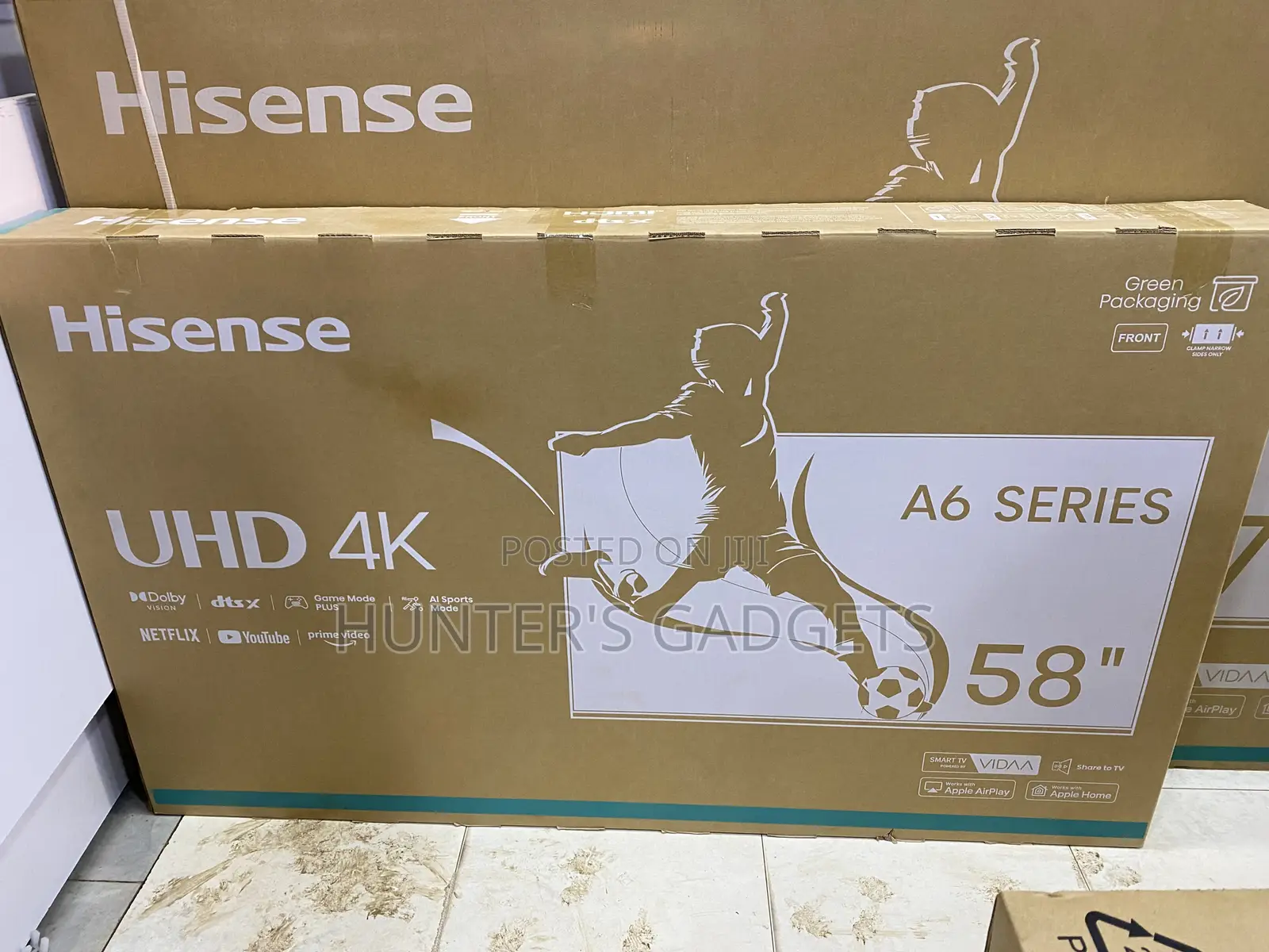 Hisense 58 Inch Smart Uhd Frameless Digital Tv A6 Series