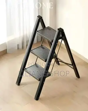 Portable Steel 3-Step Folding Ladder