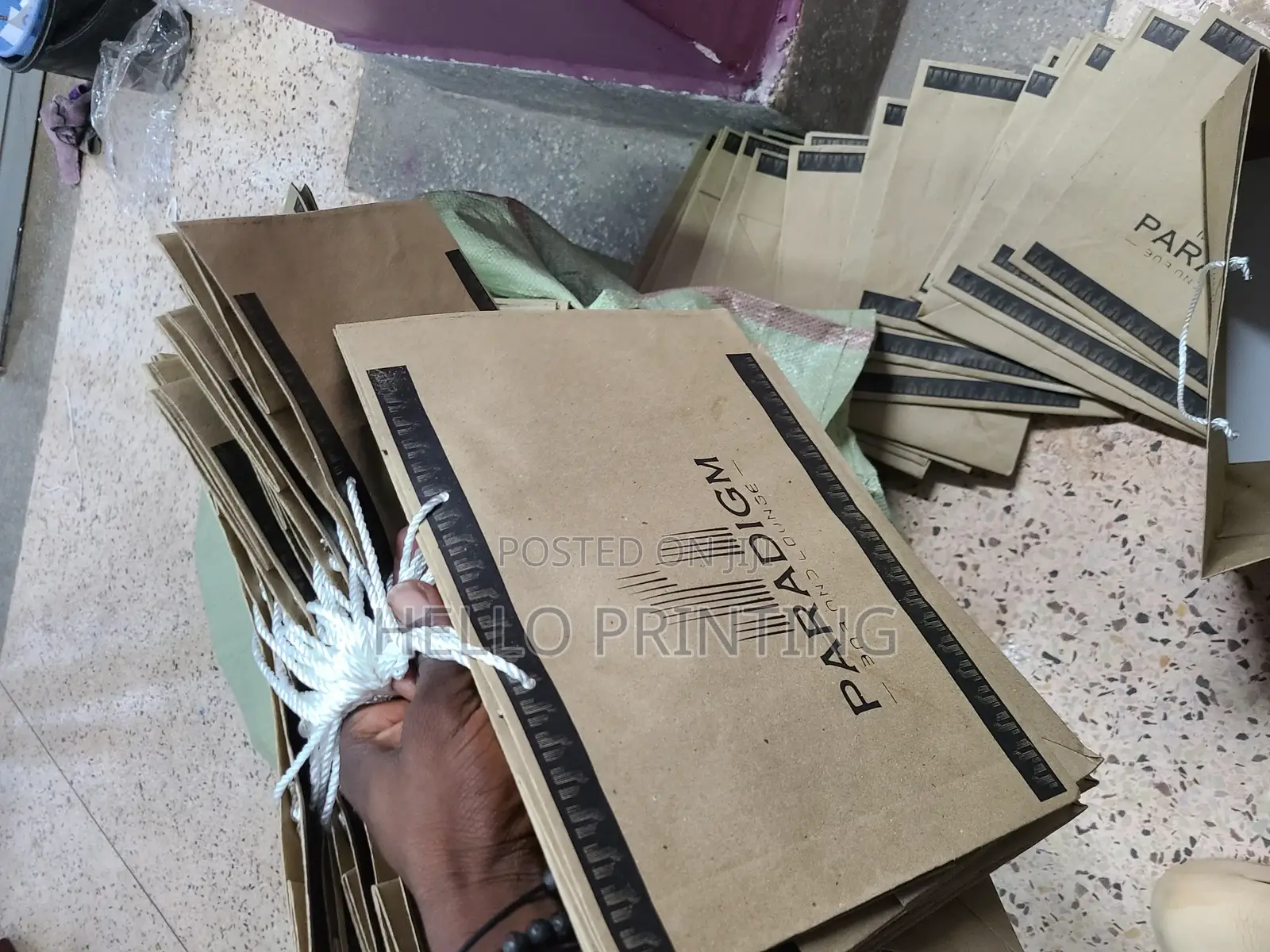 Branded Paper Bag Making