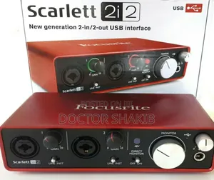 New Focusrite Scarlett 2i2 2rd Gen Usb Audio Interface