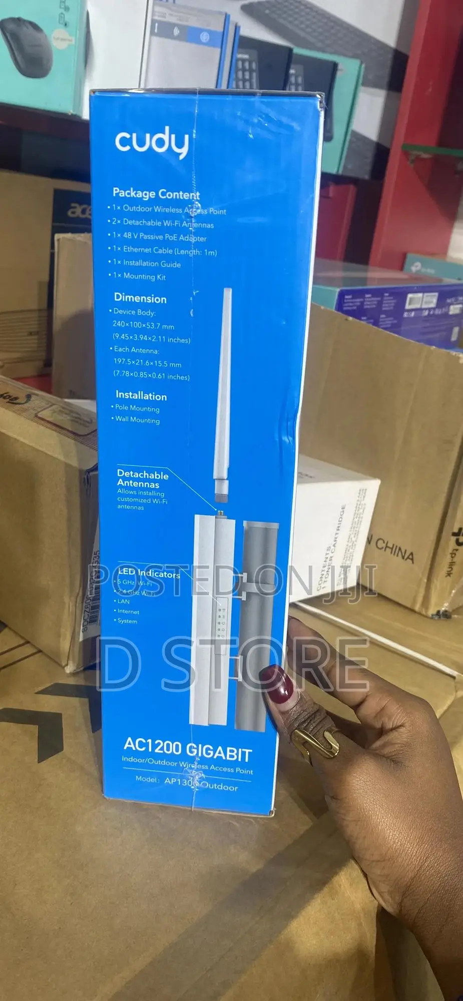 Cudy Ac1200 Gigabit Outdoor Accesspoint