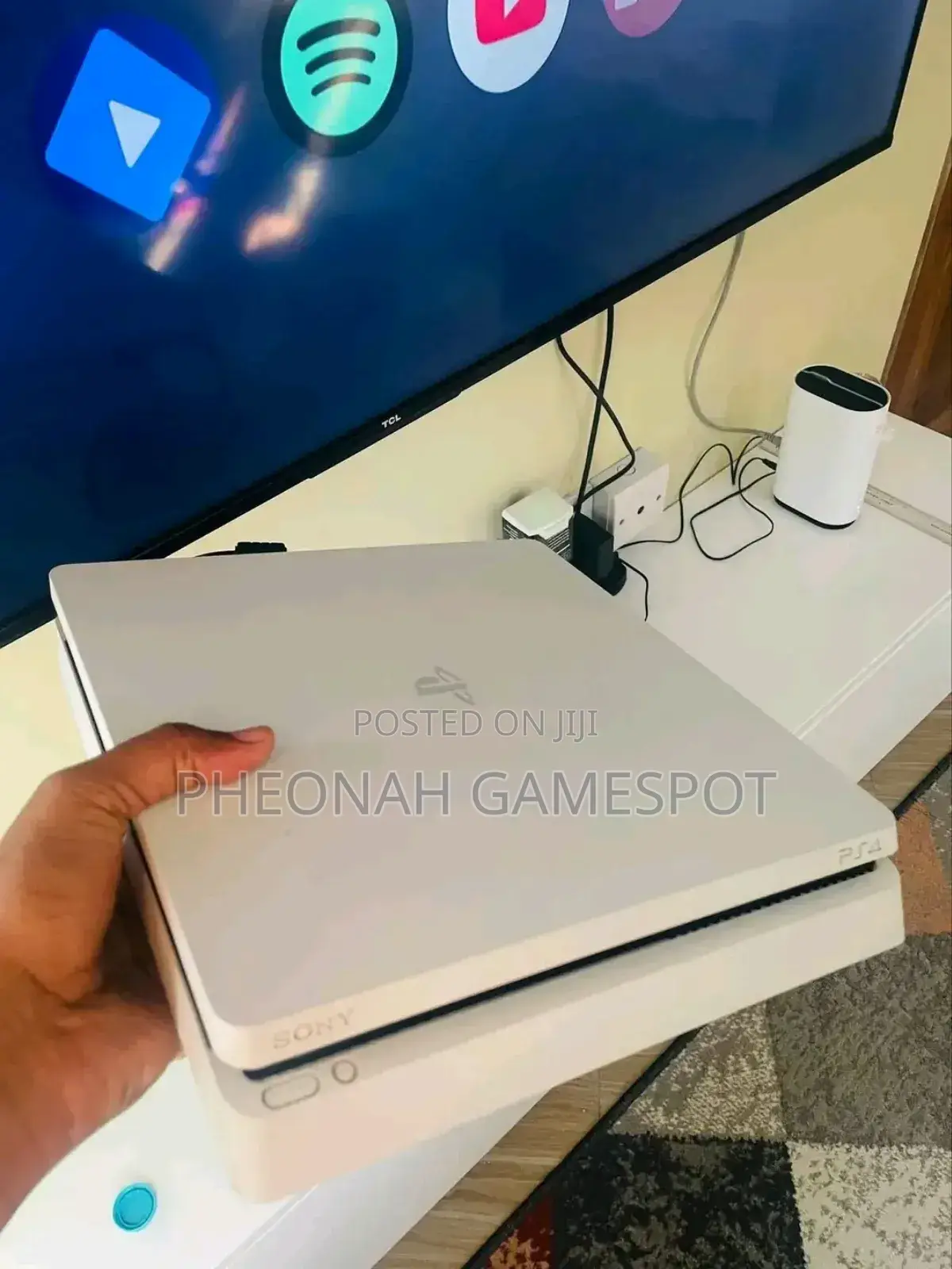 Very Neat and Clean Playstation 4 Slim. Ps4 With 18 Games