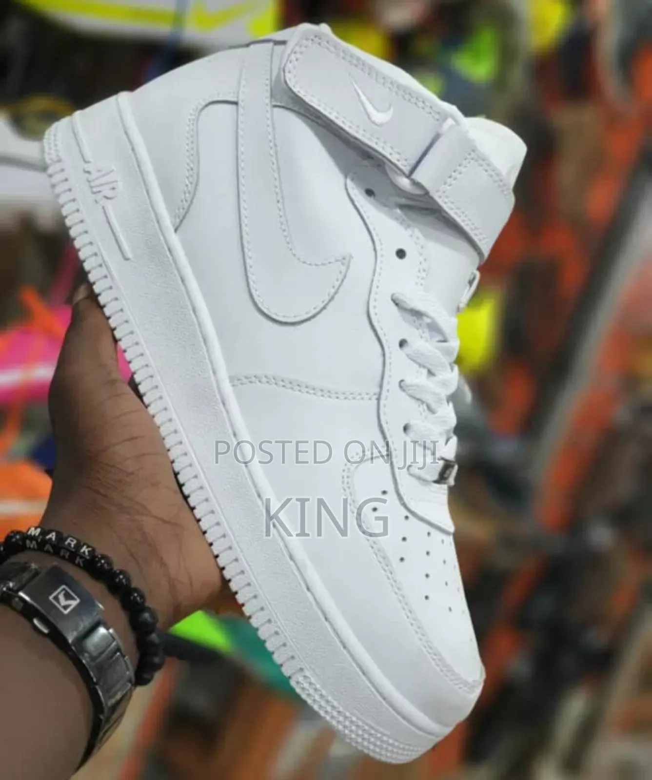 Air Force 1 Hi Cut - White, Colour Triple White Sneakers