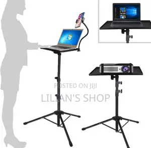Portable Tripod Stand Designed for Use With Laptops