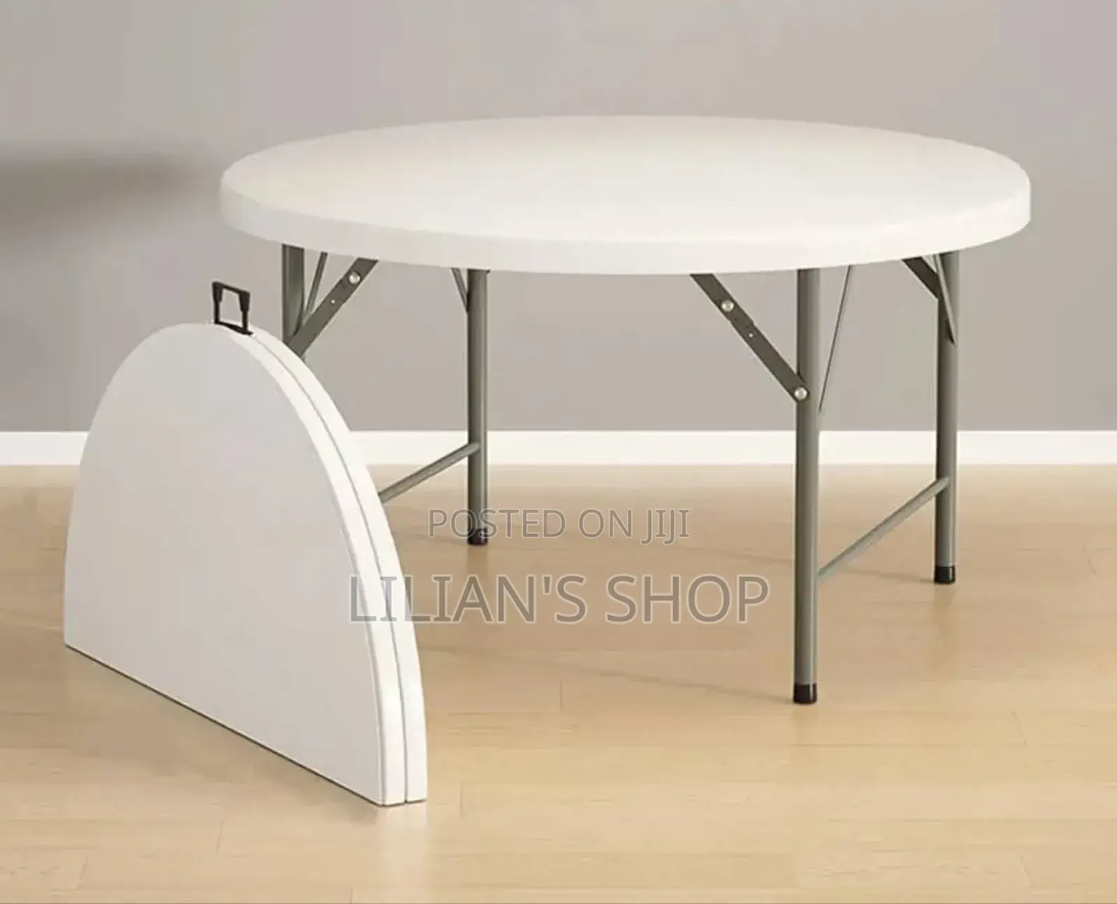 Round, Portable Picnic Table Camping Table
