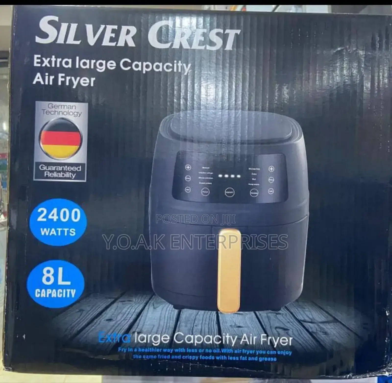 Silver Crest Air Fryer 8 Liters