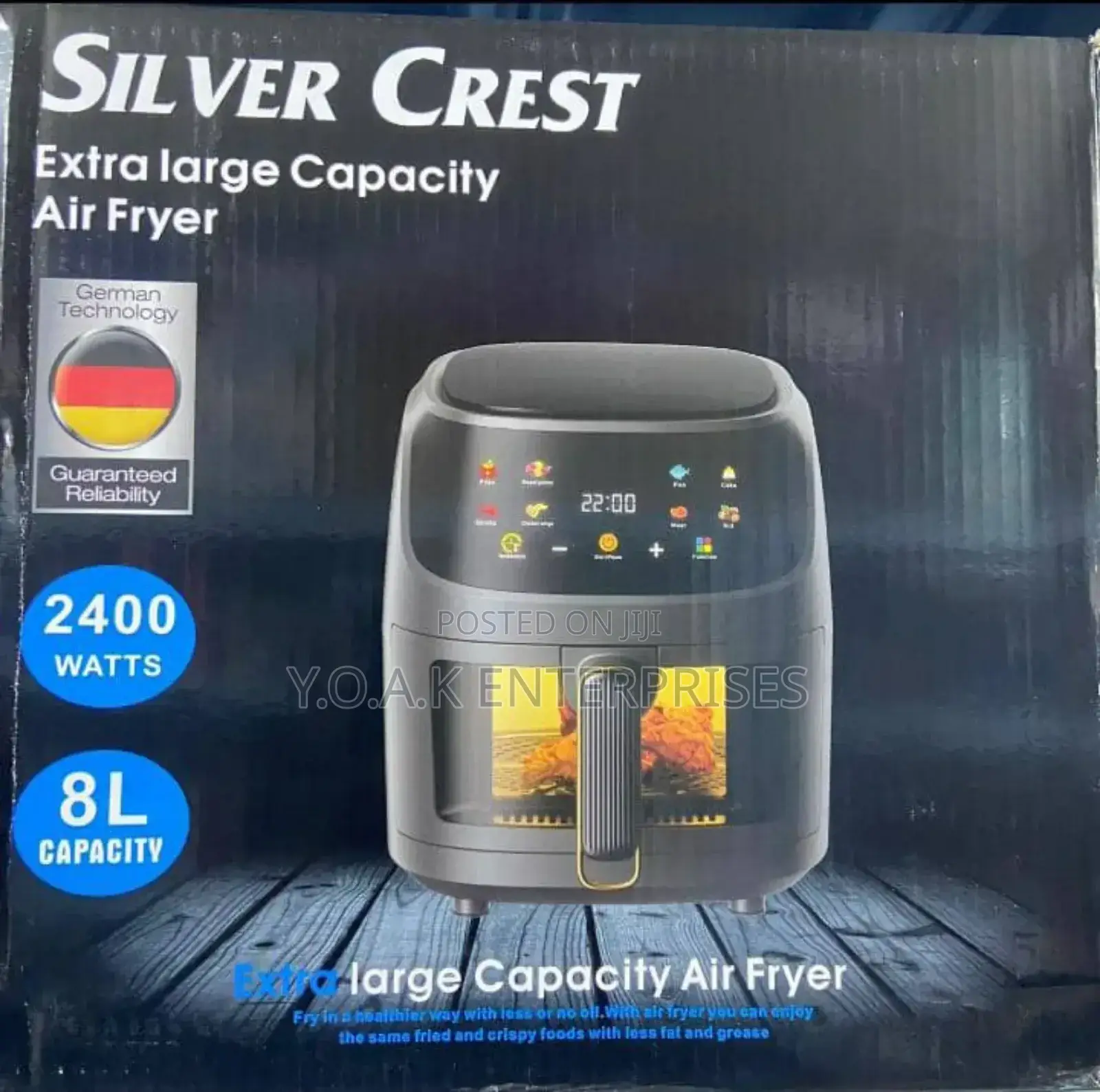 Silver Crest Air Fryer 8 Liters