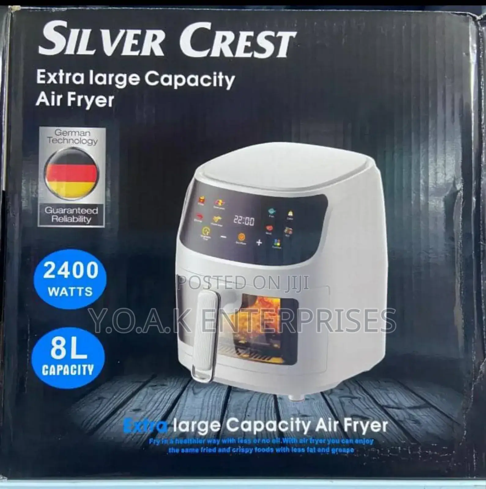 Silver Crest Air Fryer 8 Liters