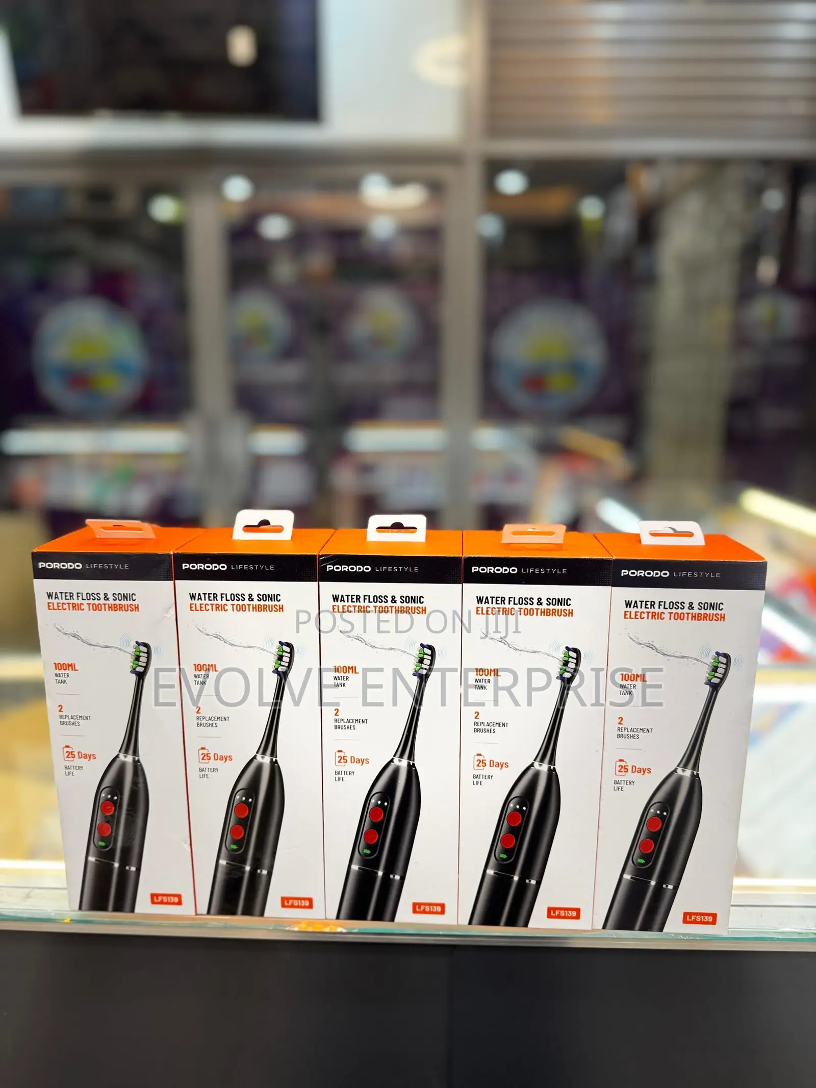 Porodo Lifestyle Water Floss Sonic Electric Toothbrush