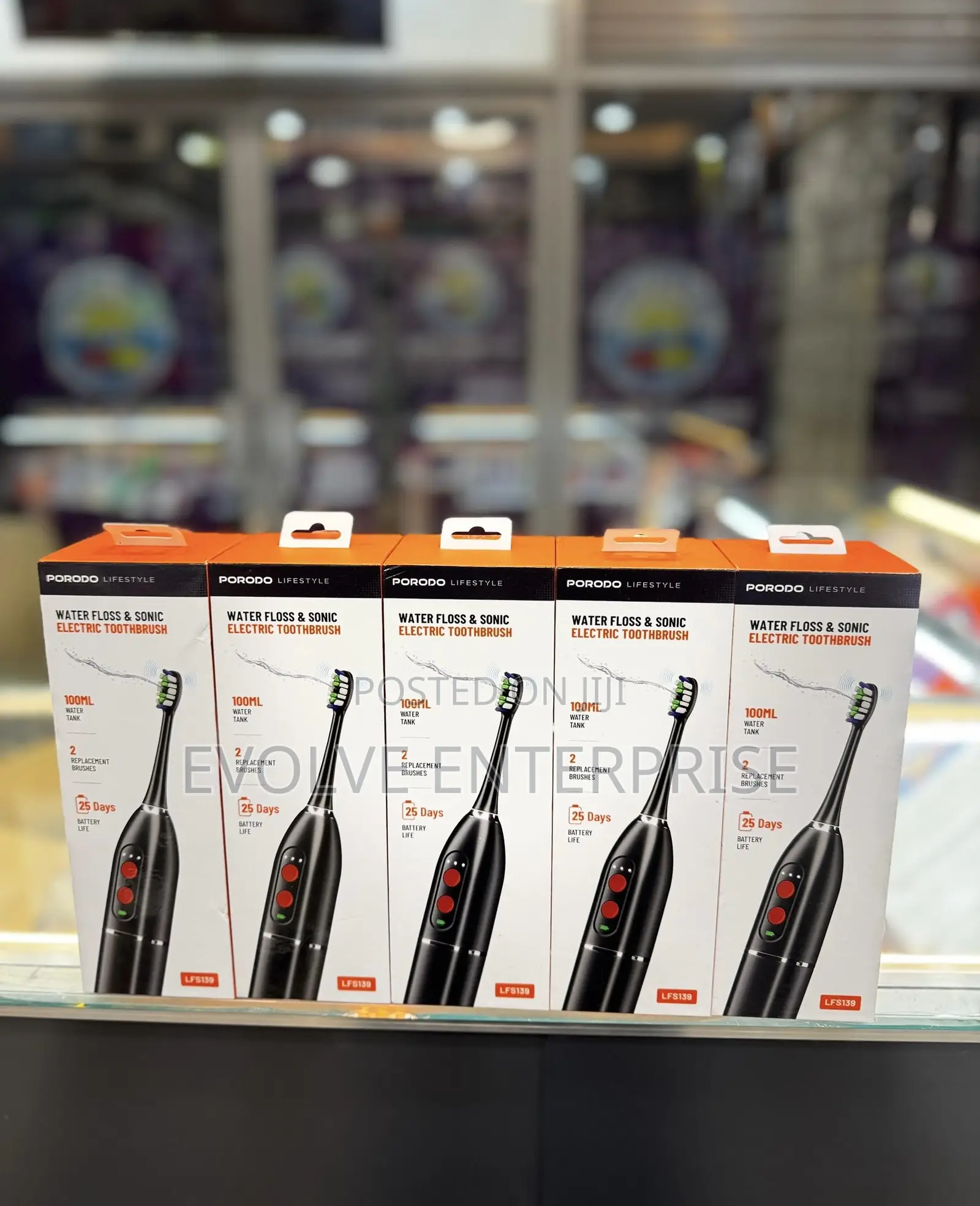 Porodo Lifestyle Water Floss Sonic Electric Toothbrush