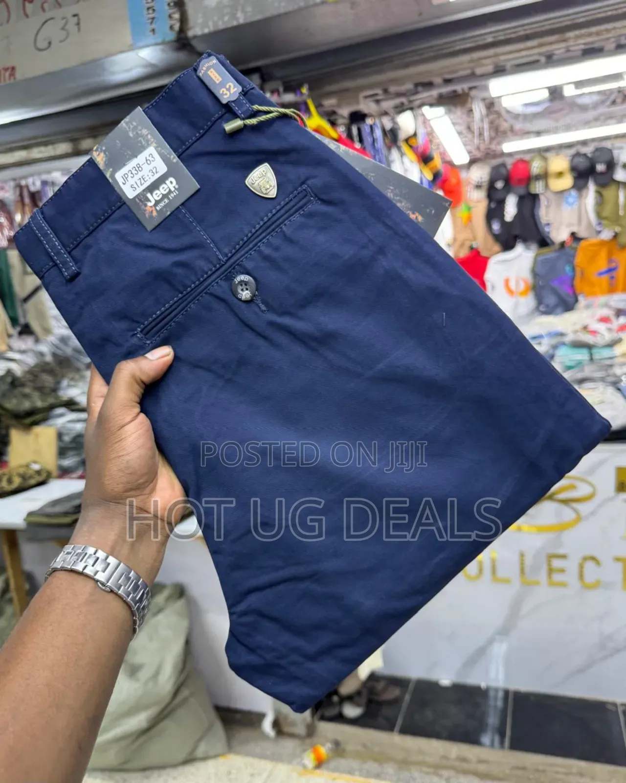 Men's Non-fading Formal Khaki Casual Trouser