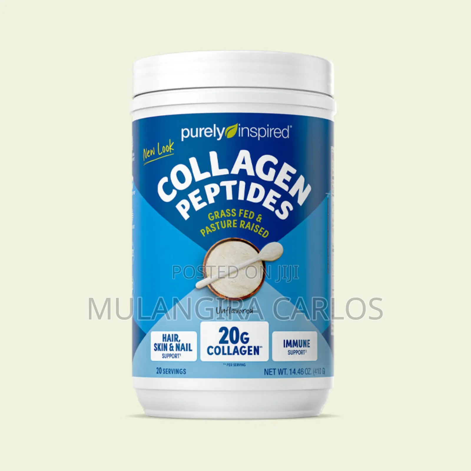Purely Inspired Collagen Peptides. Grass Fed. Usa Brand.