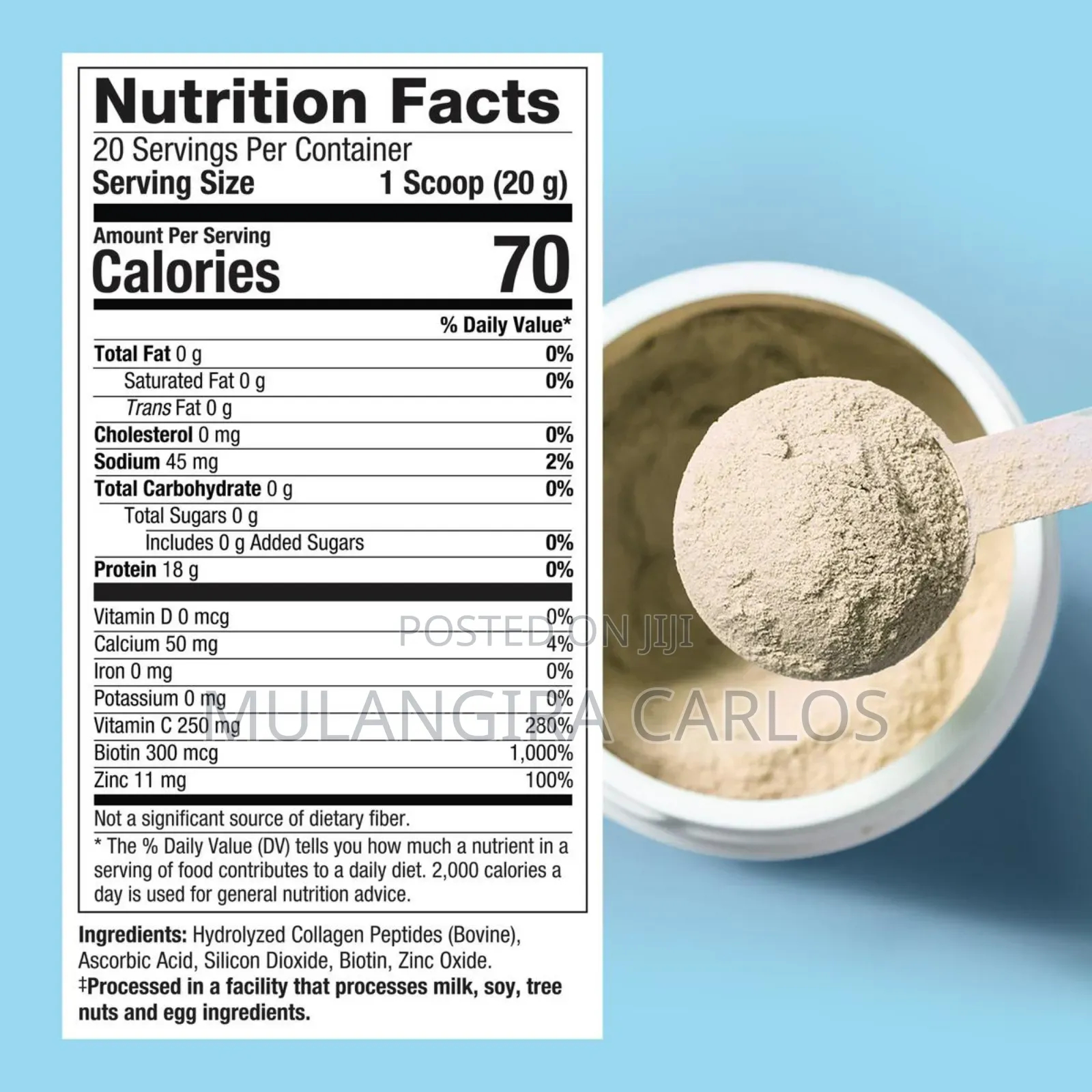 Purely Inspired Collagen Peptides. Grass Fed. Usa Brand.