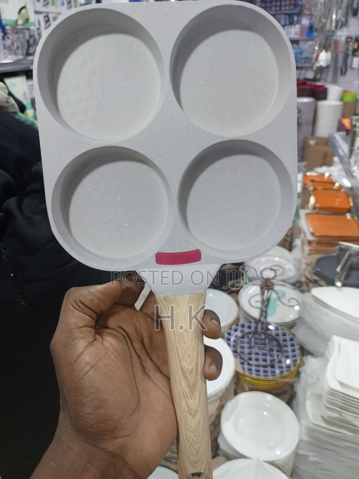 Multi-Compartmented Frying Pan.