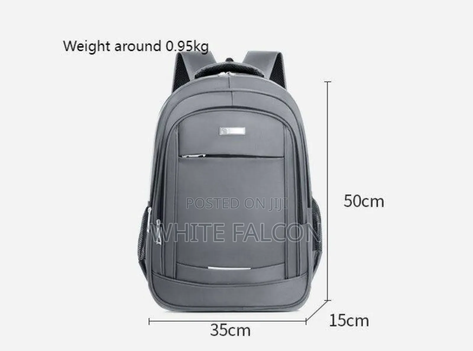 Large Capacity Unisex Nylon Travel Bag-Gray