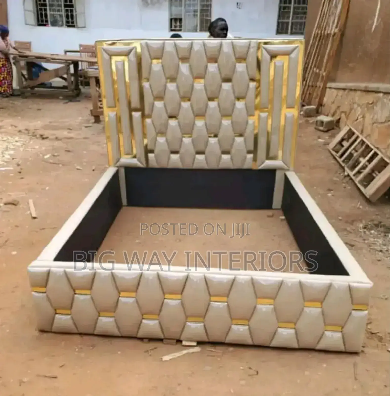 Geometric Bed Cream