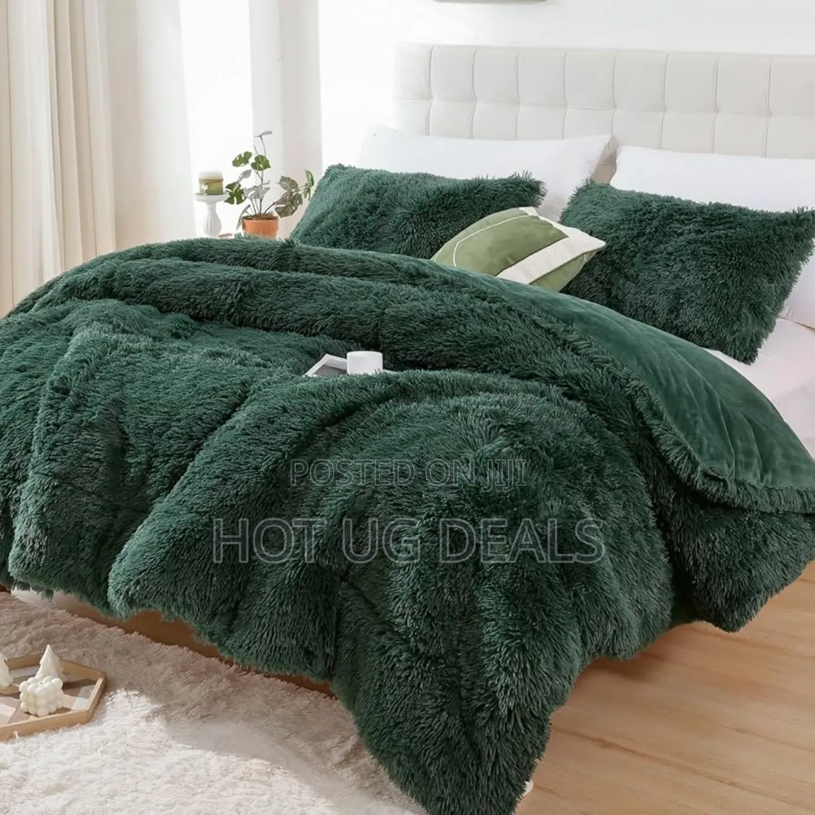 5x6 Shaggy Duvet Set With Bedsheet 2pillowcases 2 Cushions