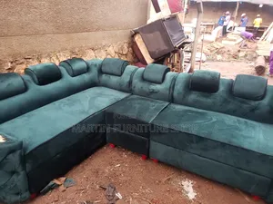 Photo - Green 7 Seater Sofa Set for Sale