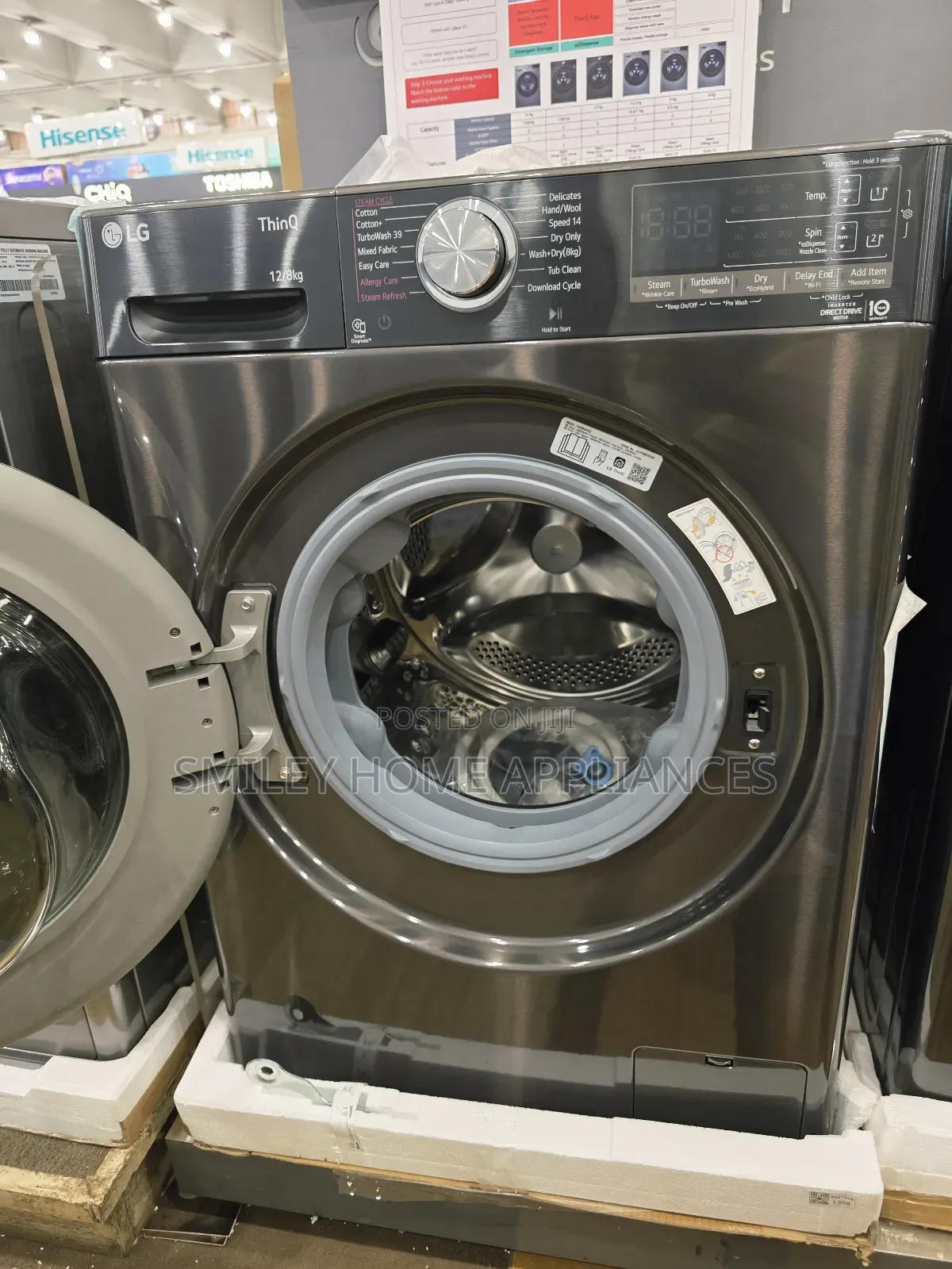 Lg 12kgs Washer/8kgs Dryer Front Loader Washing Machine