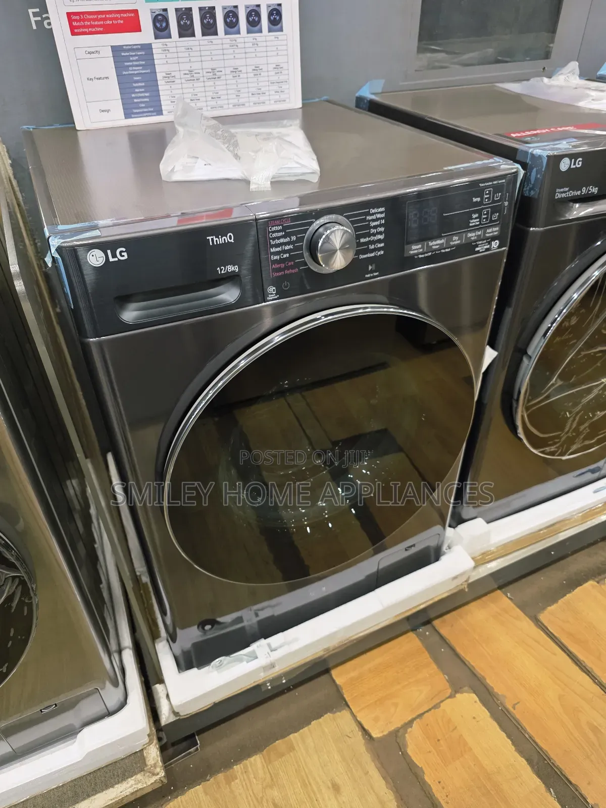 Lg 12kgs Washer Dryer Frontloader Washing Machine at Cut Price