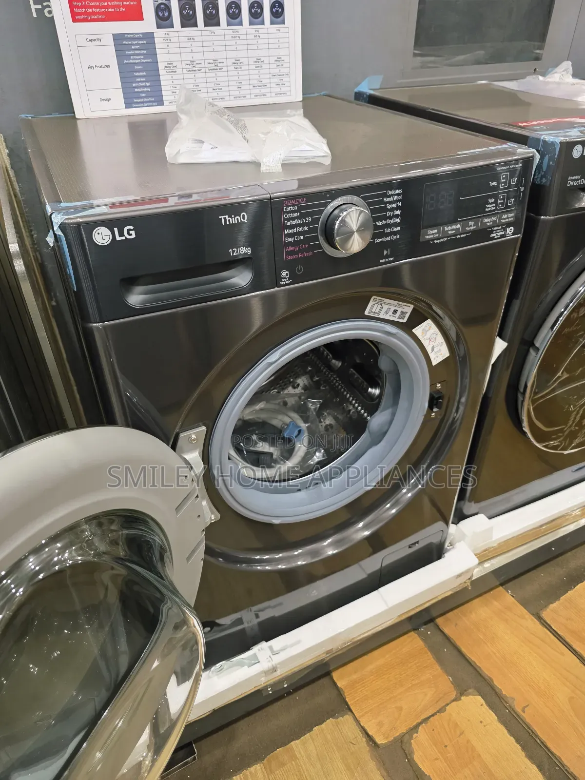 Lg 12kgs Washer Dryer Frontloader Washing Machine at Cut Price