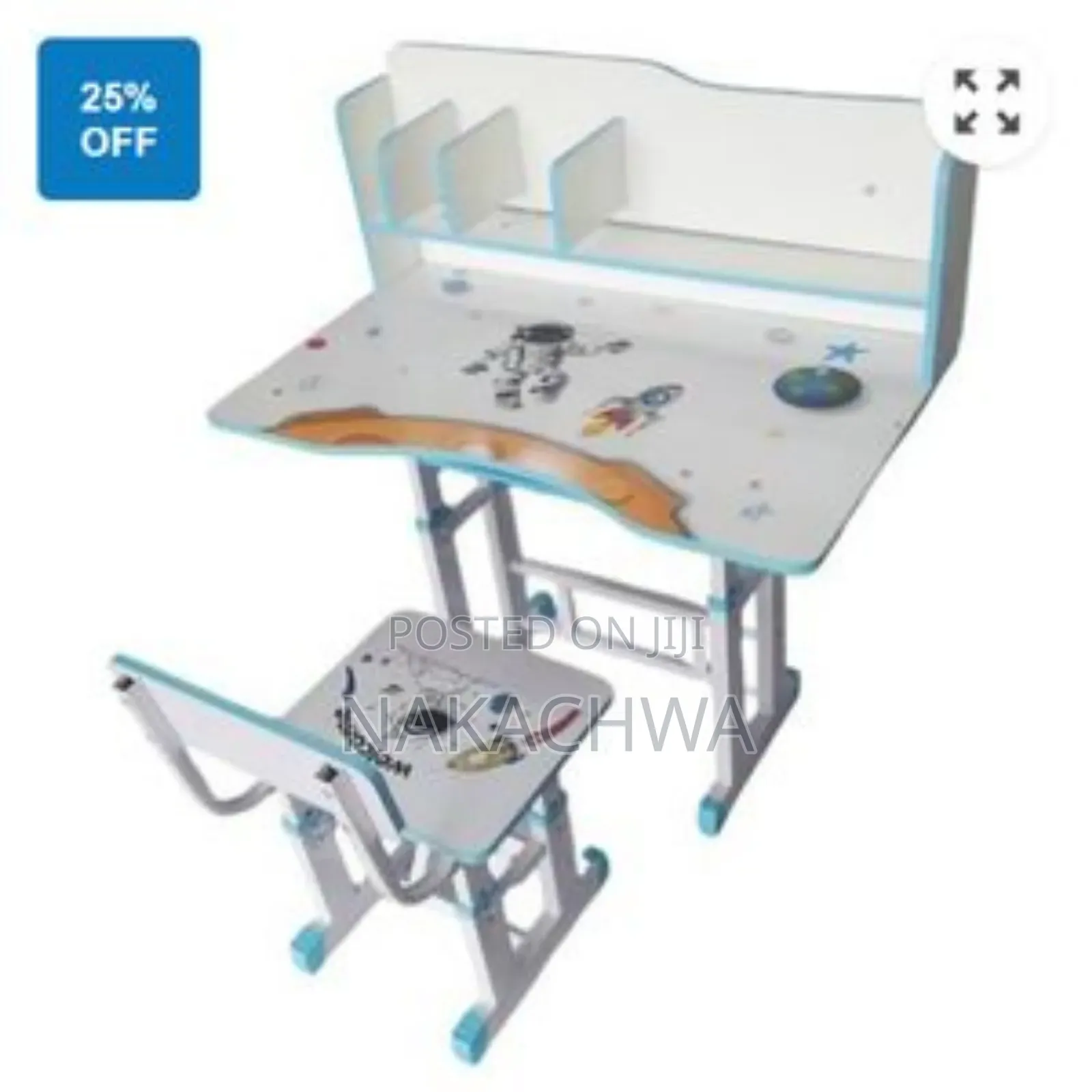 Children Adjustable Learning Desktop and Chair