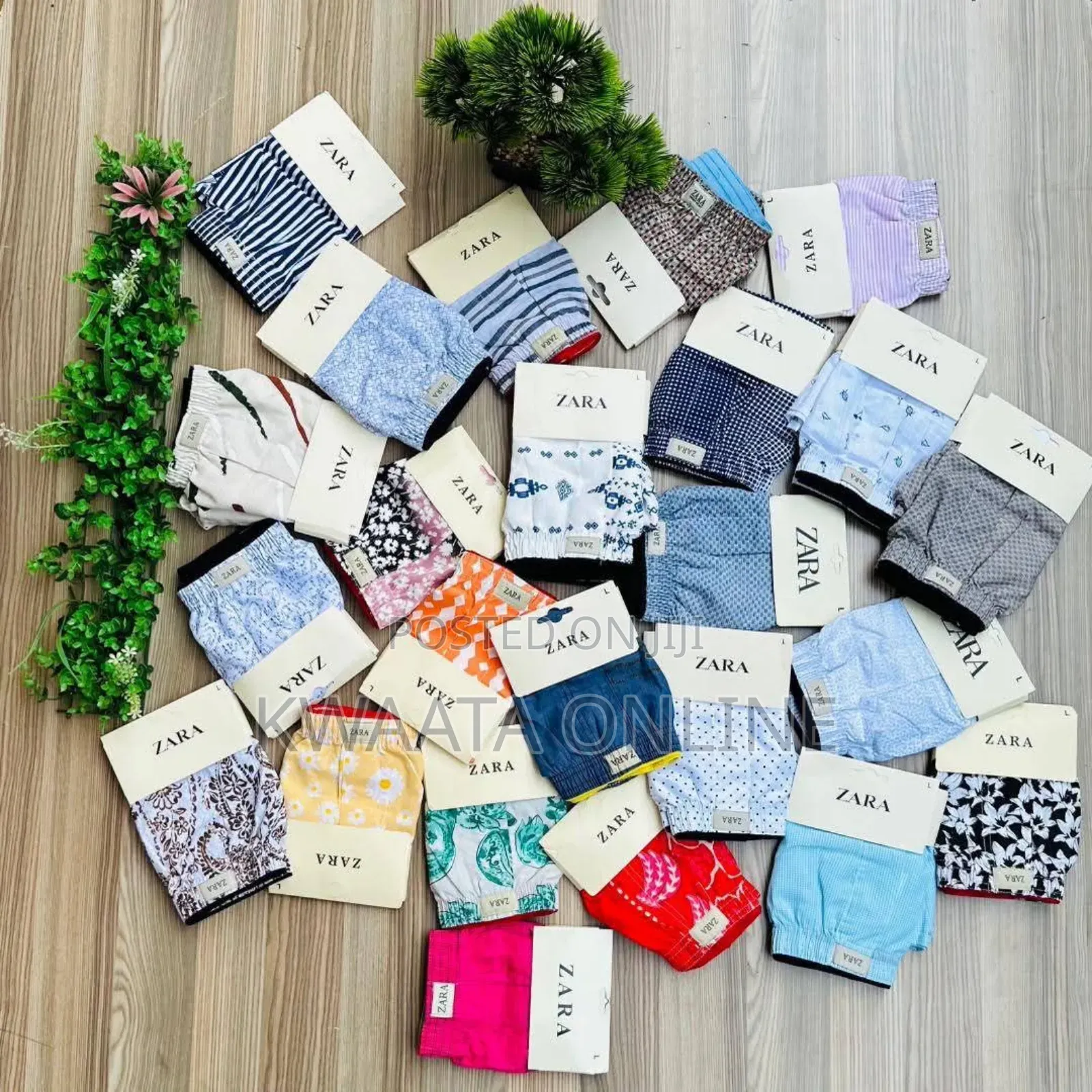 1 Piece Pack Zara Lose Boxer Premium Cotton Shorts