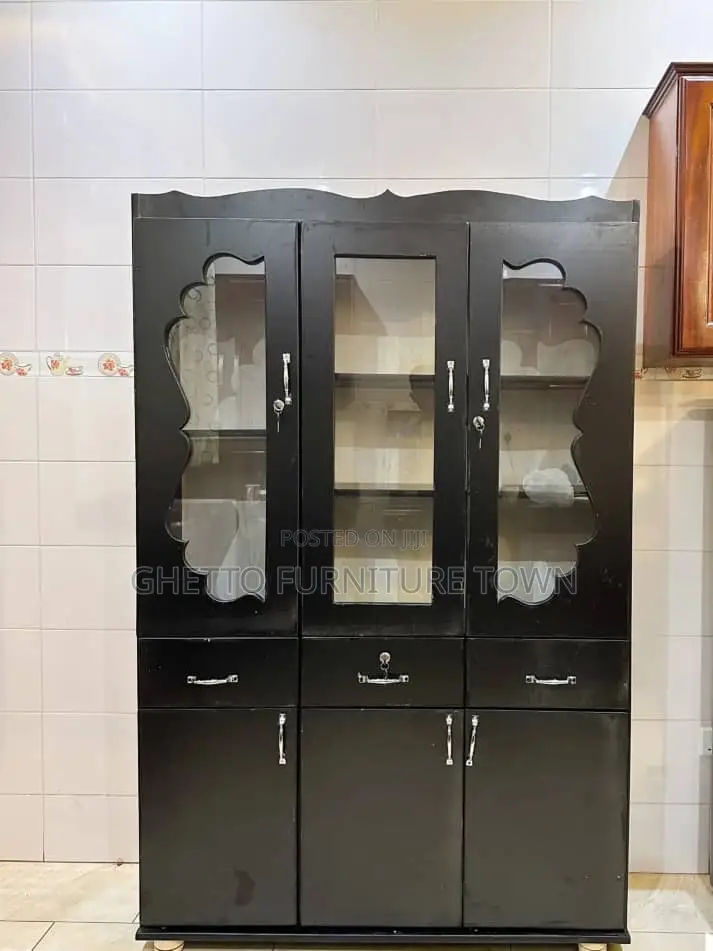 3 Door Sideboard in Black