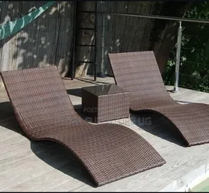 Photo - 2 Outdoor Rattan Pool Beds / Sun Loungers