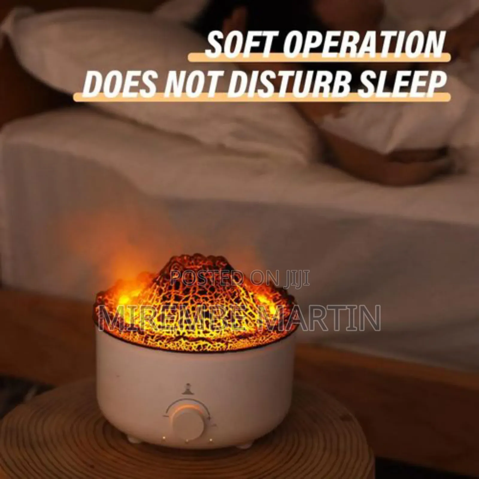 Sonifer , 560ml Water Tank Volcano Flame Diffuser,
