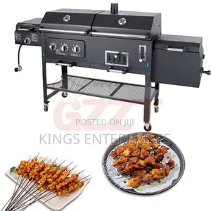 2 in 1 Big Courtyard BBQ Grill