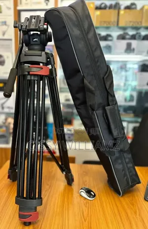 Photo - Heavy Duty Tripod Stand Fluid Head Tripod