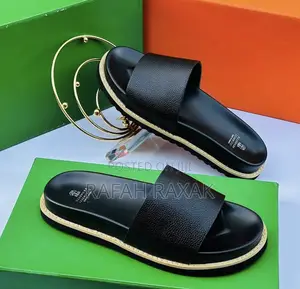 Original Black Brunello Cucinello Push In Sandals