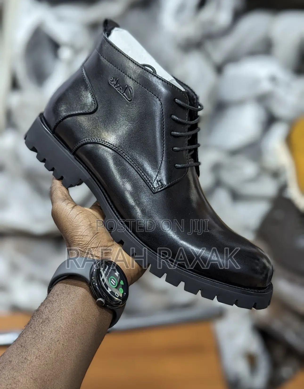 Original Men’S Black Clarks Formal/Gentle Boots