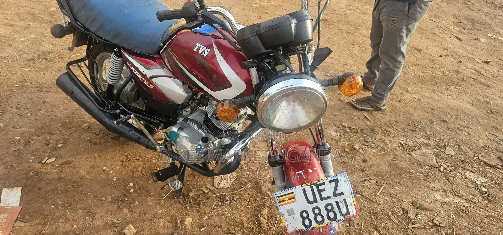 TVS HLX 125 2019 Red
