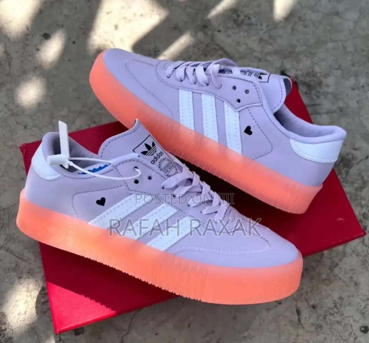 Women’S Purple/Pink Adidas Samba Sneakers