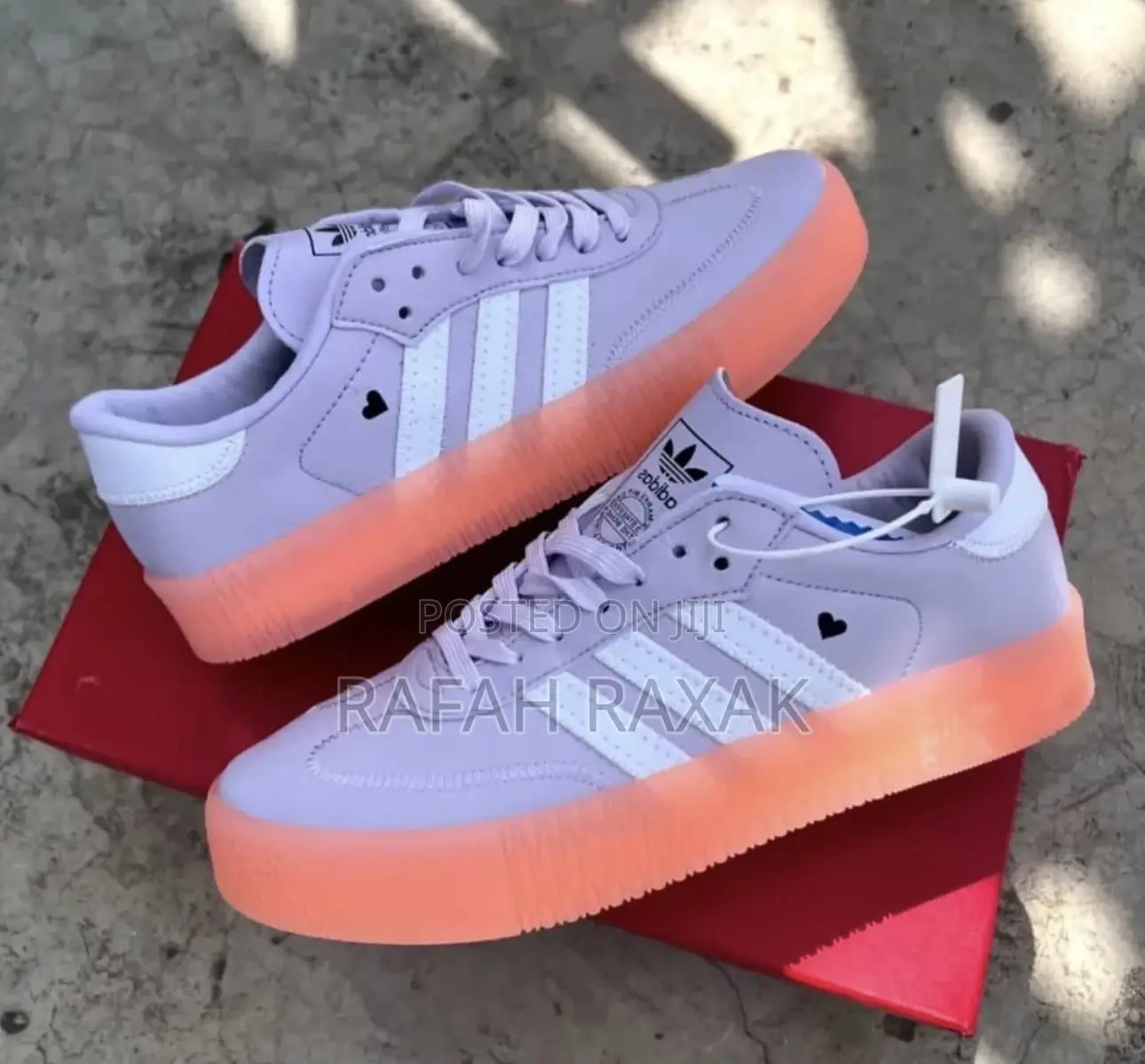 Women’S Purple/Pink Adidas Samba Sneakers