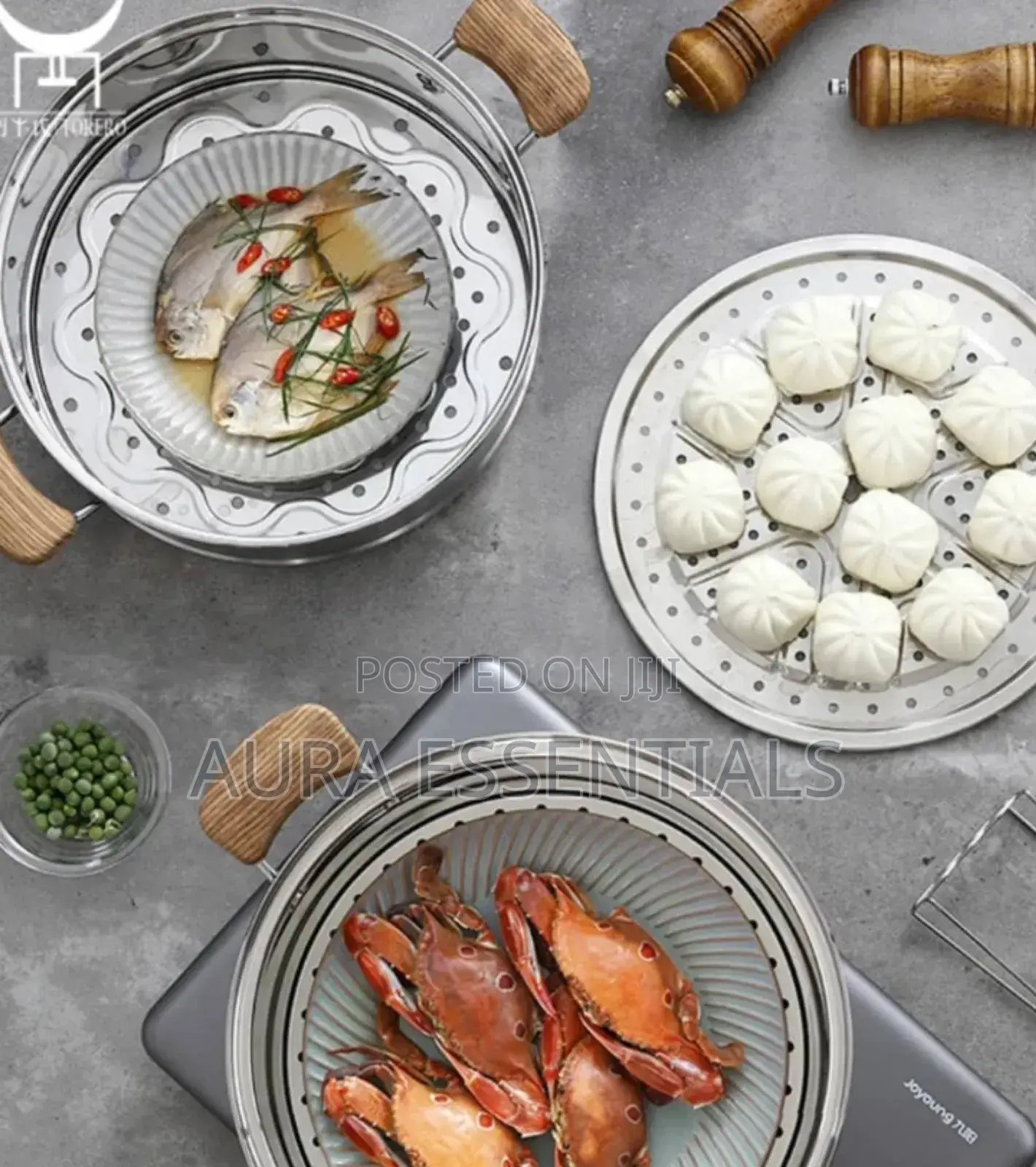 3layers Stainless Stainless Food Grade Steamer