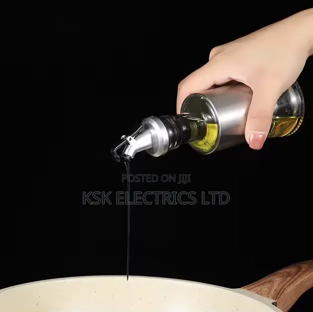 205ml 355ml 505ml Glass Oil Pot Leak Proof Oil Glass Bottle