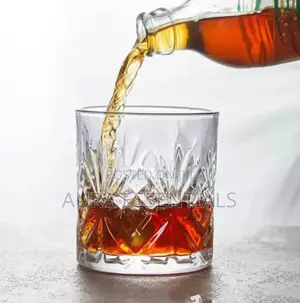 12pcs Clear Crystal Whisky Glass Tumblers
