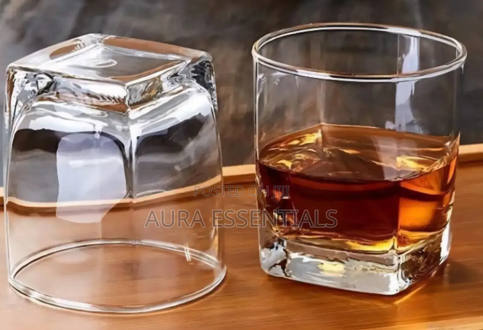12pcs Square Shaped Whisky Glasses