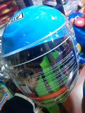 Blue Kids Head Helmet