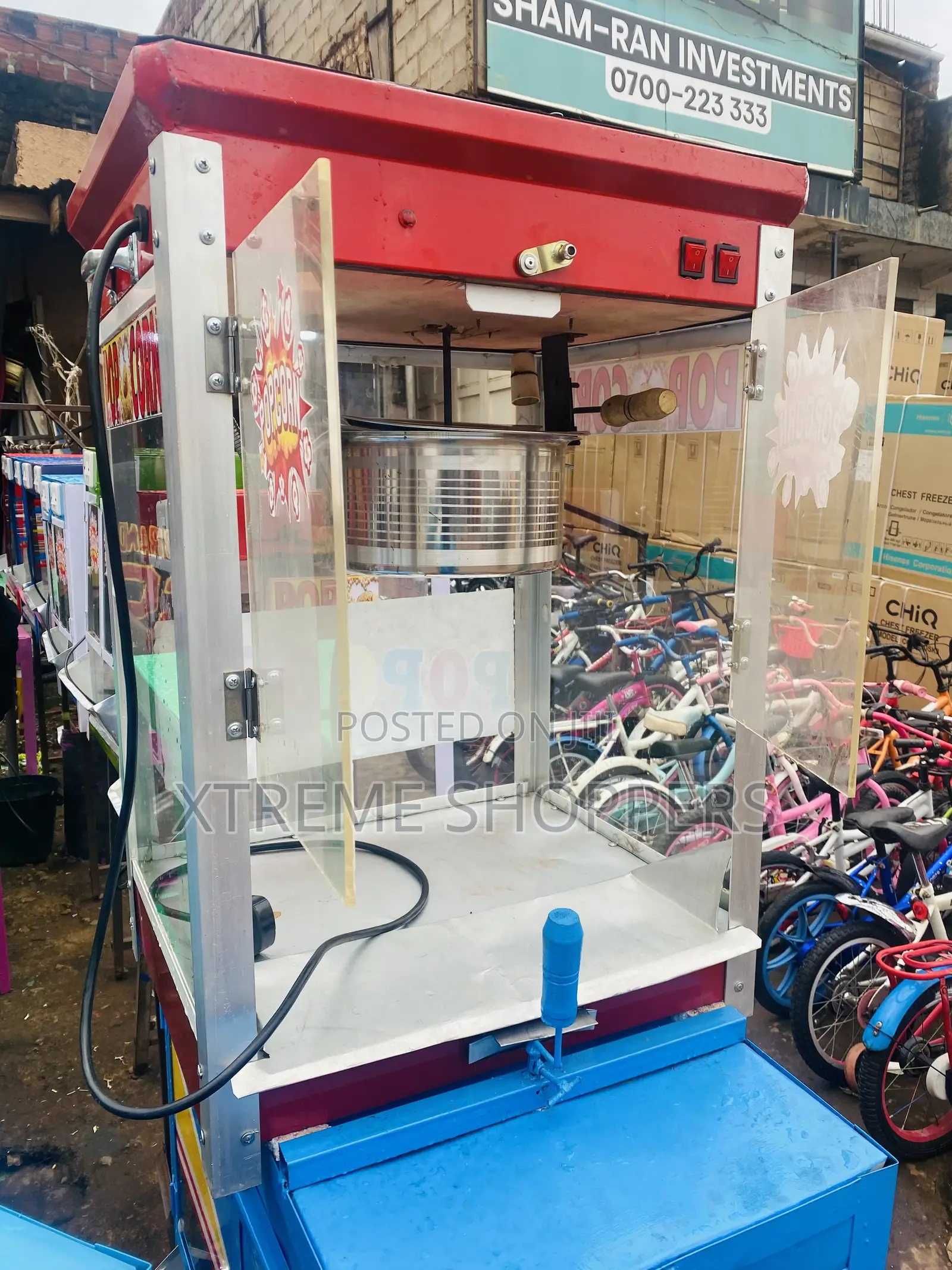 First Grade / Popcorn Machine / Electric/ Ooo