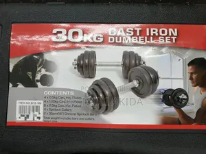 Photo - Body Maxx 30kgs Cast Iron Dumbbell Set