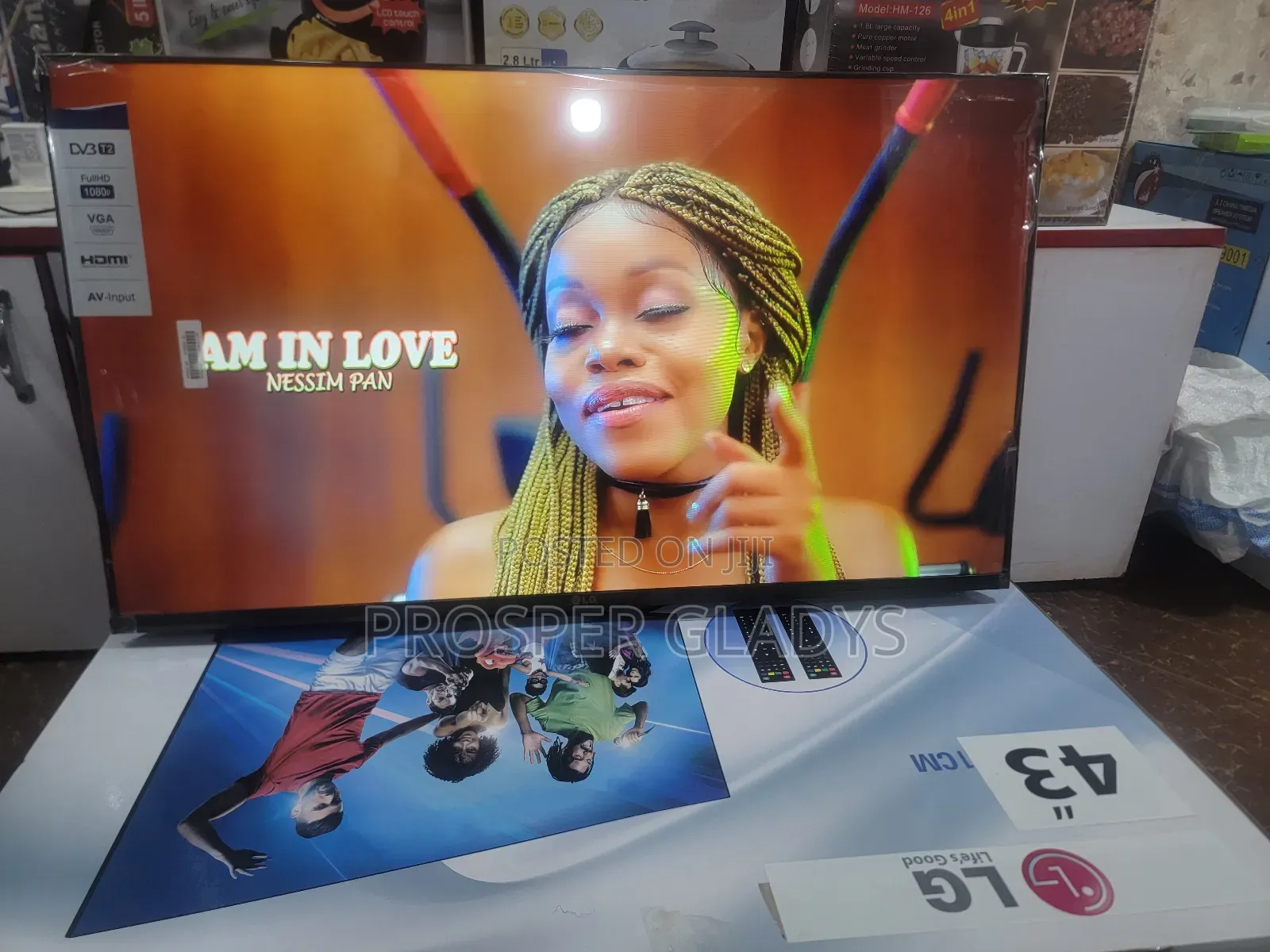 43 Inches Led Lg Digital Flat Screen Flameless