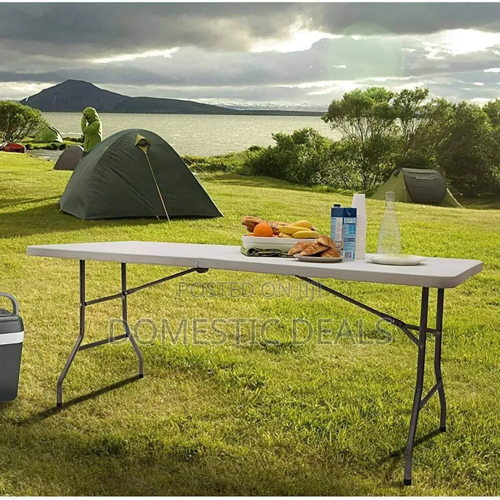 Foldable Stable Table- White