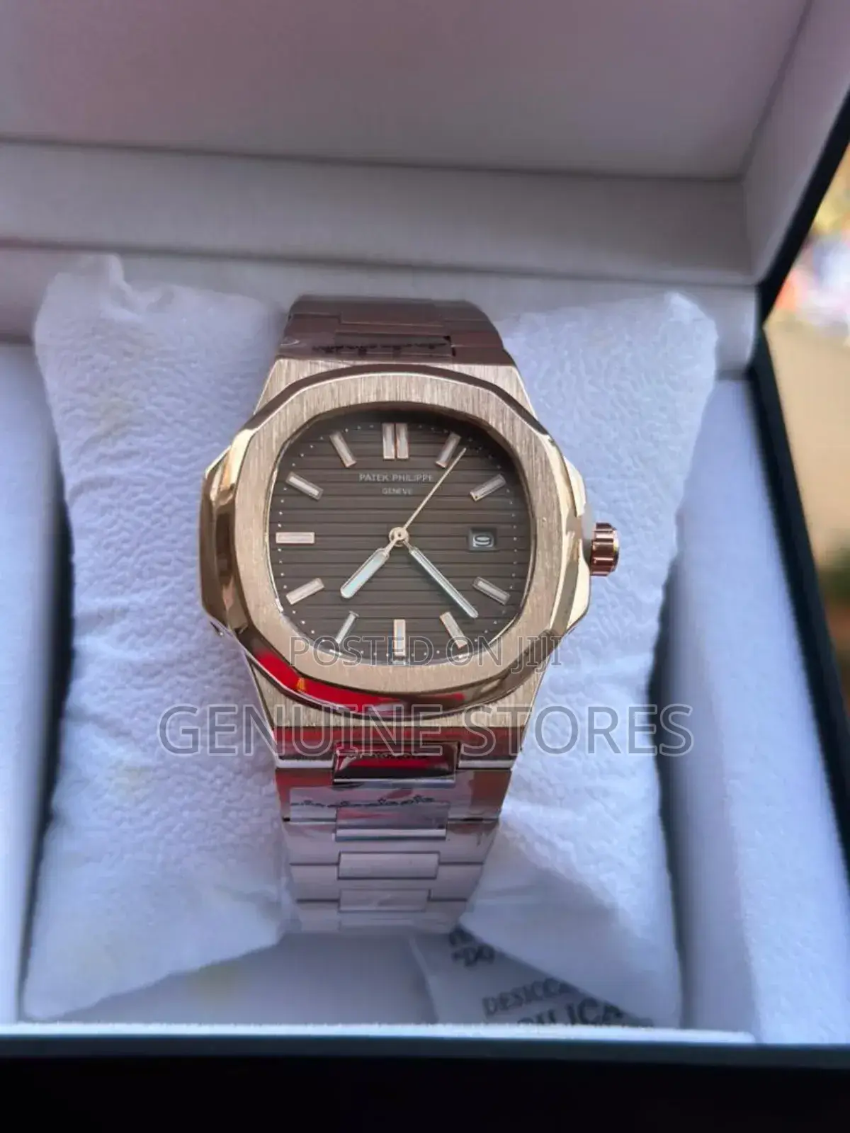 Patek Phillipe Stainless Wrist Watch Water Resistant Watch.