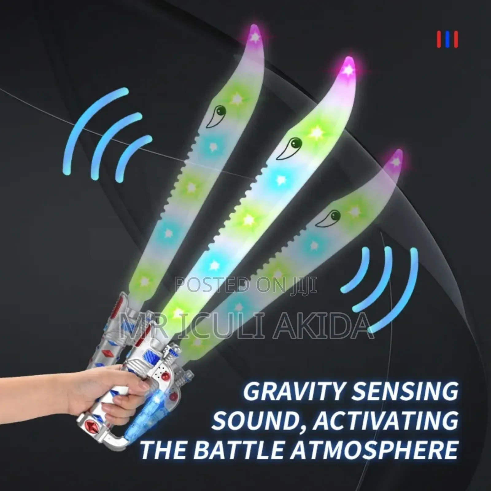 Kids Playground Electric Flashig Laser Sword Fr Battle Games
