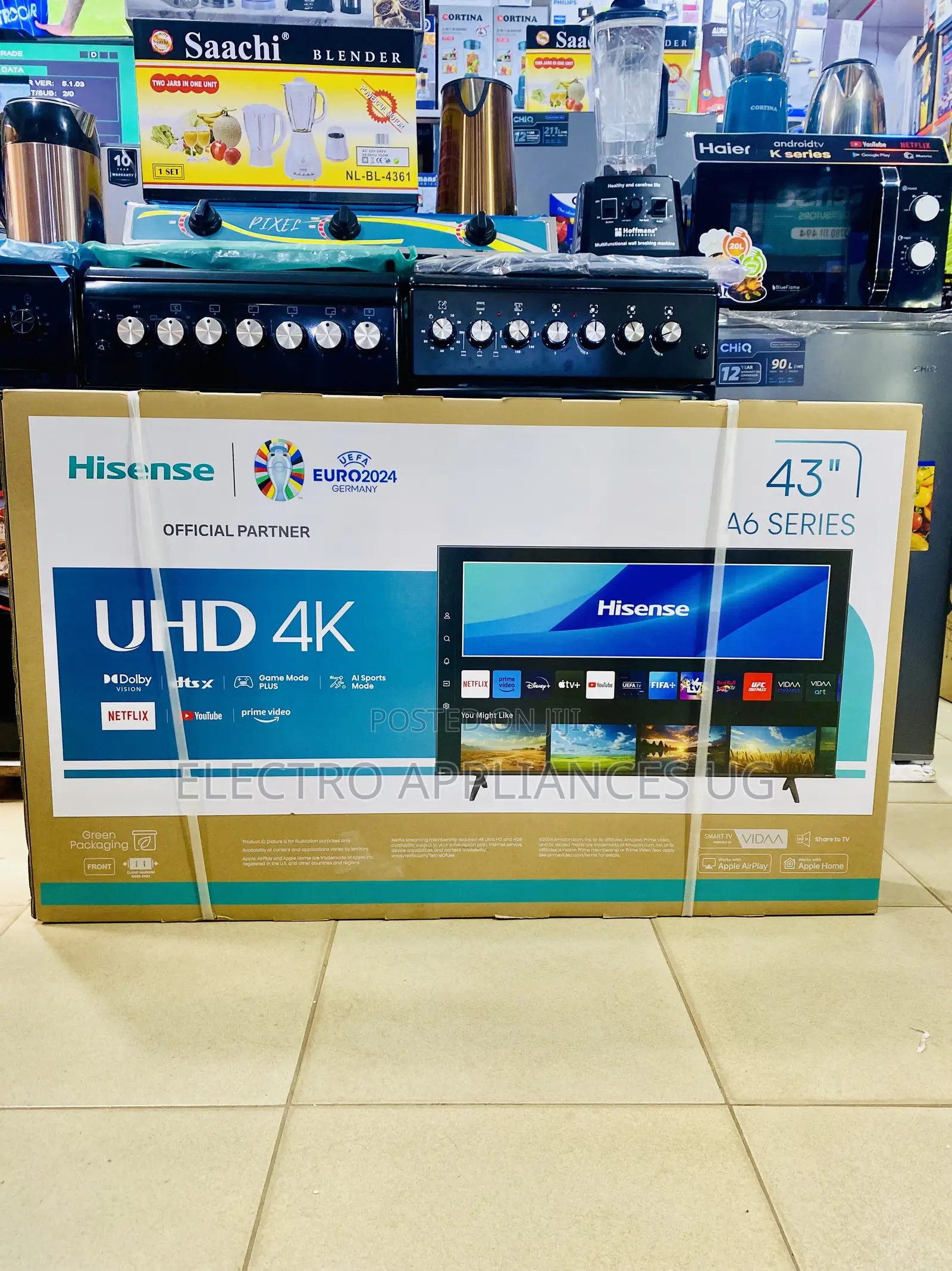Hisense 43-Inch Class A6 Series Uhd Smart Tv